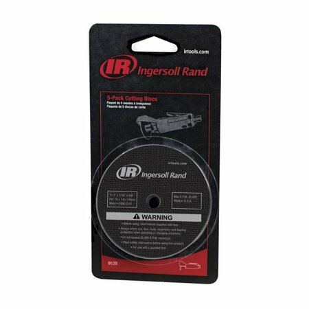 INGERSOLL-RAND 3 in. Diameter Cutting Discs, 5PK IR9520